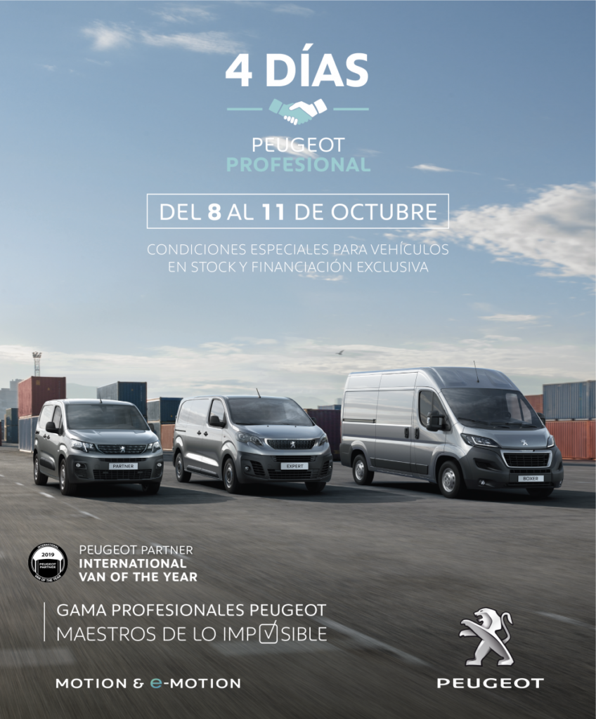 4 Días Peugeot Profesional: descubre la gama comercial