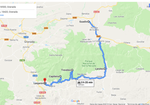 ANDALUCÍA SIERRA NEVADA DE GUADIX A LANJARÓN